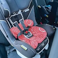 Vista 6 de Almohadillas Rosa Piddle Pad Paquete de 2 – Protector Impermeable para Asiento de Automóvil y Cochecito para Entrenamiento de Orinal para Niños