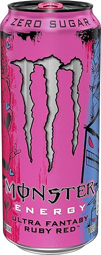 Miniatura 4 de Bebida energética sin azúcar Monster Energy Ultra Fantasy Ruby Red, 473 ml (paquete de 15)  Pack of 15