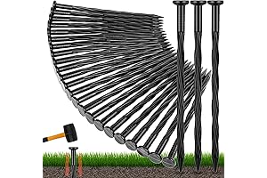 60 Durable Garden Border Stakes for Enhanced Edging