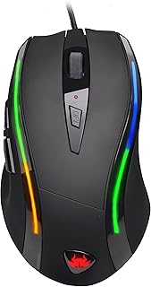 Sumvision® Kata Gaming Mouse | Fully Programmable Wired USB |16 Million Colour LED True RGB Mouse | Japanese Omron Switches | US Broadcom Avago Sensor| Full Macros Software (UK DESIGN UK TECH SUPPORT)