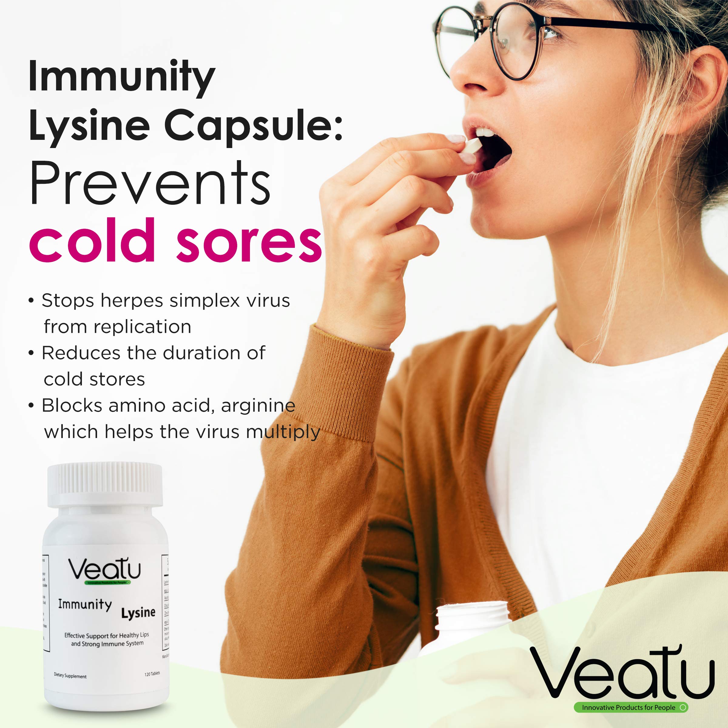 Veatu Fast Acting Laser Cold Sore and Canker Sore Treatment Complete