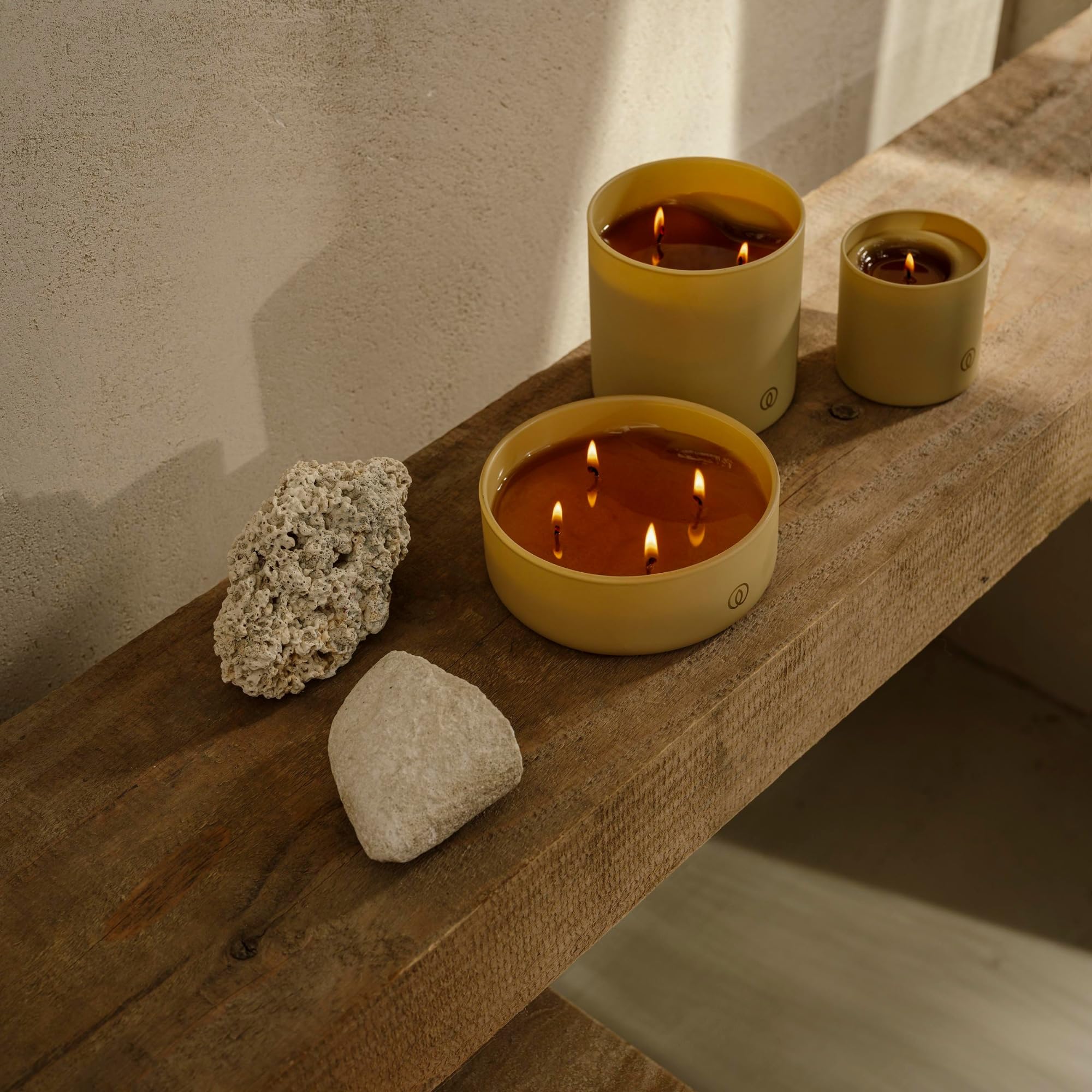 Candela Profumata Spaas Glow A 4 Stoppini - Fragranza Delightful Dawn, 20 Ore Di Durata