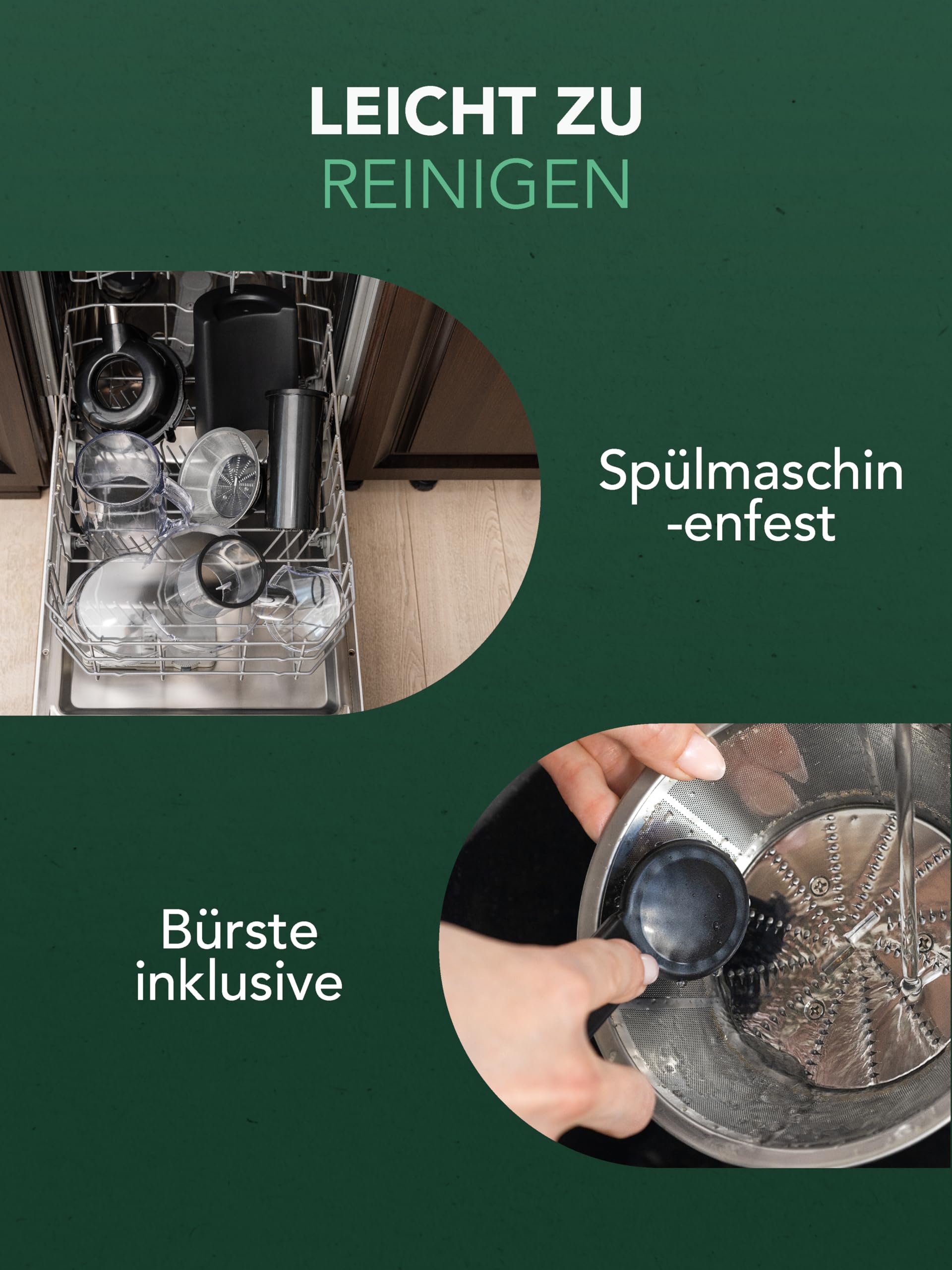 Twinzee 850 W Entsafter für Gemüse und Obst – Elektrische Saftpresse mit 2 Geschwindigkeitsstufen und großem Einfüllschacht (75 mm) – Juicer Machine