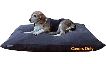 Do It Yourself DIY Pet Bed Pillow Duvet Suede Cover + Waterproof Internal case for Dog/Cat at Medium 36