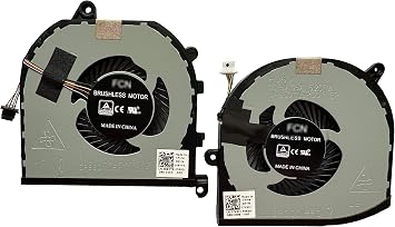 Fan Replacement for Dell XPS 15 9570 CPU Fan & Gpu Fan TK9J1 08YY9 CN-0TK9J1 CN-008YY9