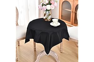 Small Black Square Tablecloth for Your Dining Table Elegance