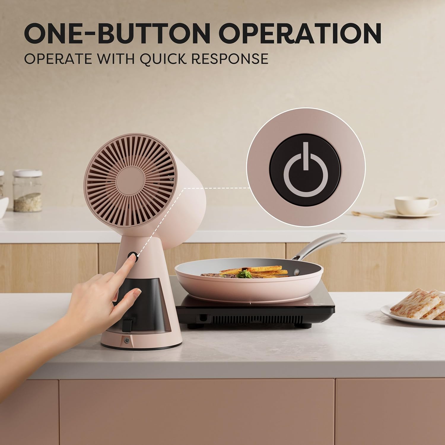 CIARRA CBPHP01 Mini Hotte Aspirante - Compacte, Filtre à Charbon Multi-Filtration, 2 Vitesses - Amélioration de la Qualité de l'Air - Description