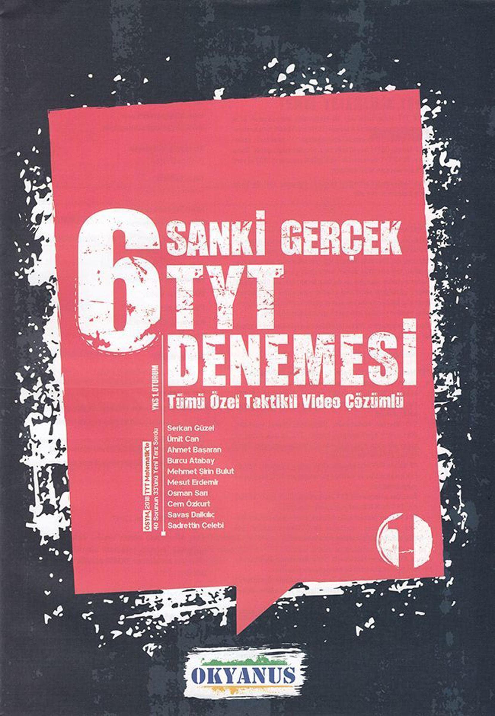 Okyanus Sanki Gerçek 6 TYT Denemesi-YENİ