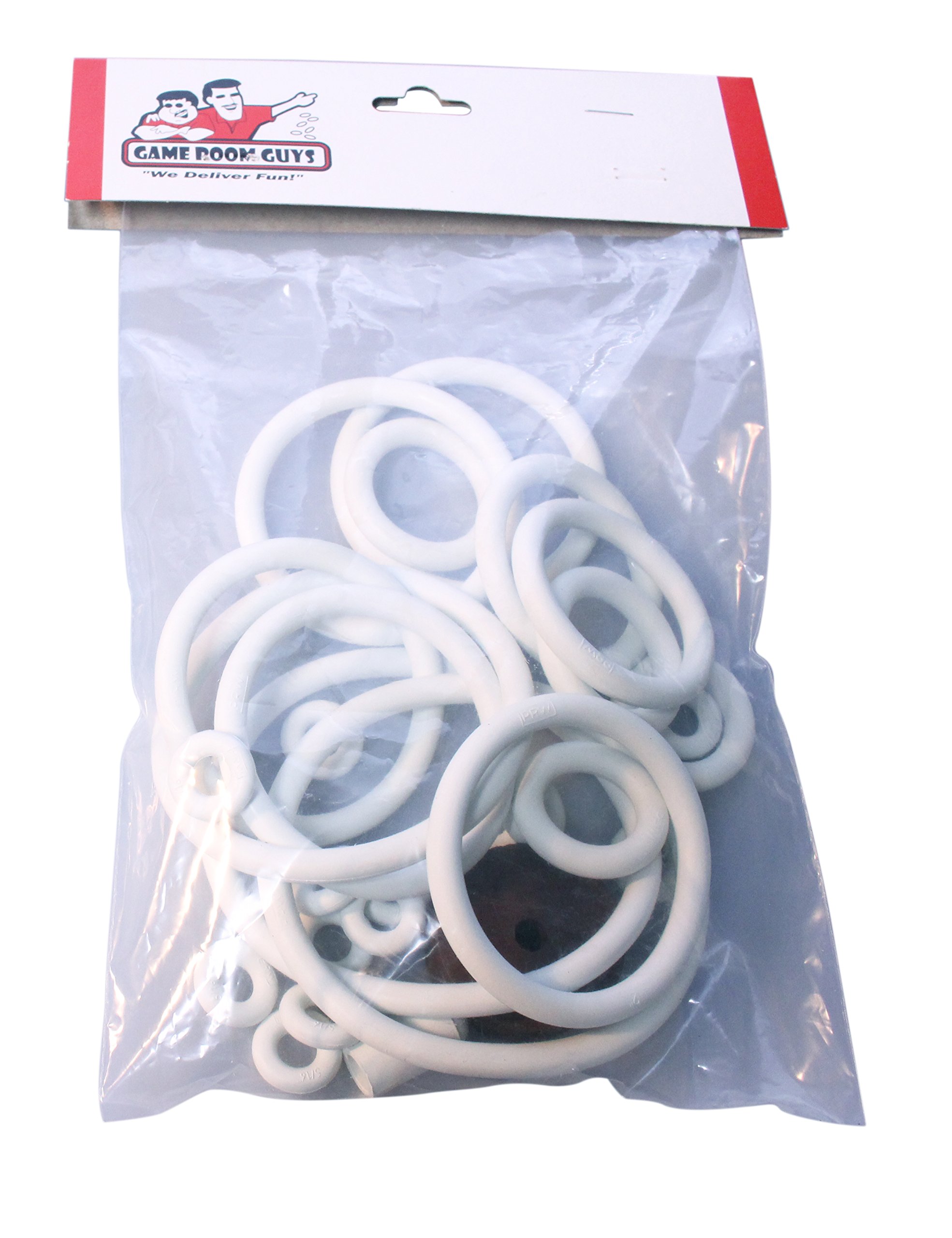 Game Room Guys White Ring Kit for Chicago Coin 1968 Stage Coach Pinball Machine