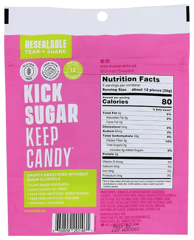SMART SWEETS Sourmelon Bites 5.3 OZ miniatura 2