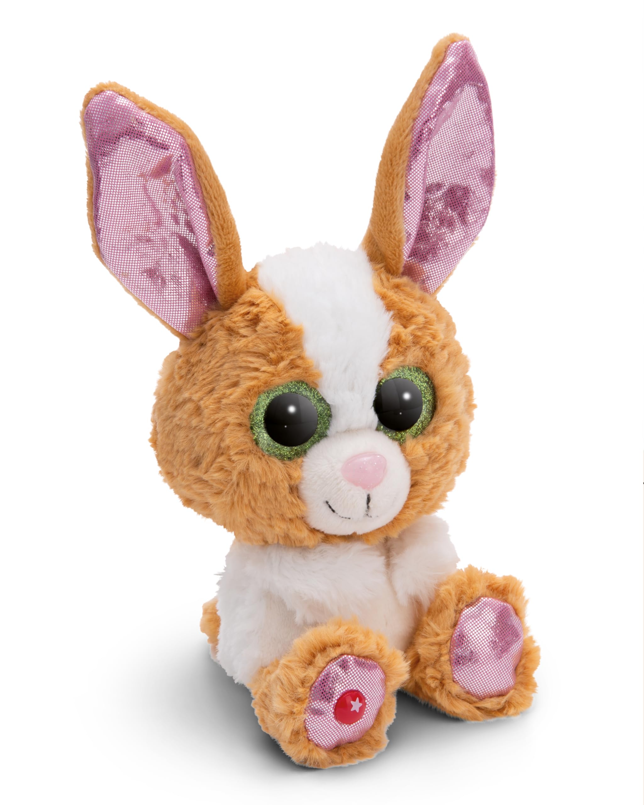 NICI soft toy GLUBSCHIS Rabbit Paddy Bo 15cm brown - Cuddly sweet plush for cuddling and playing, for children & adults, great gift idea - 61547