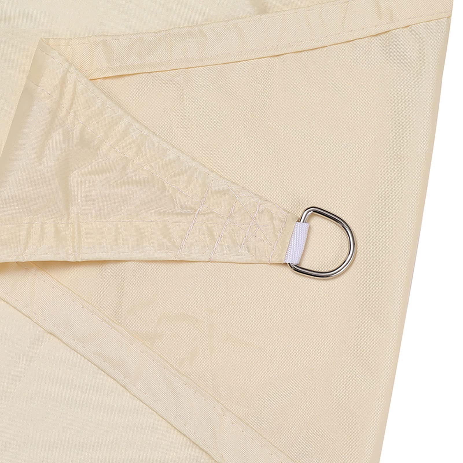 Tenda parasole triangolare impermeabile, 4,5 x 4,5 m, con ferramenta in acciaio, resistente, per giardino, patio, piscina e recinzioni