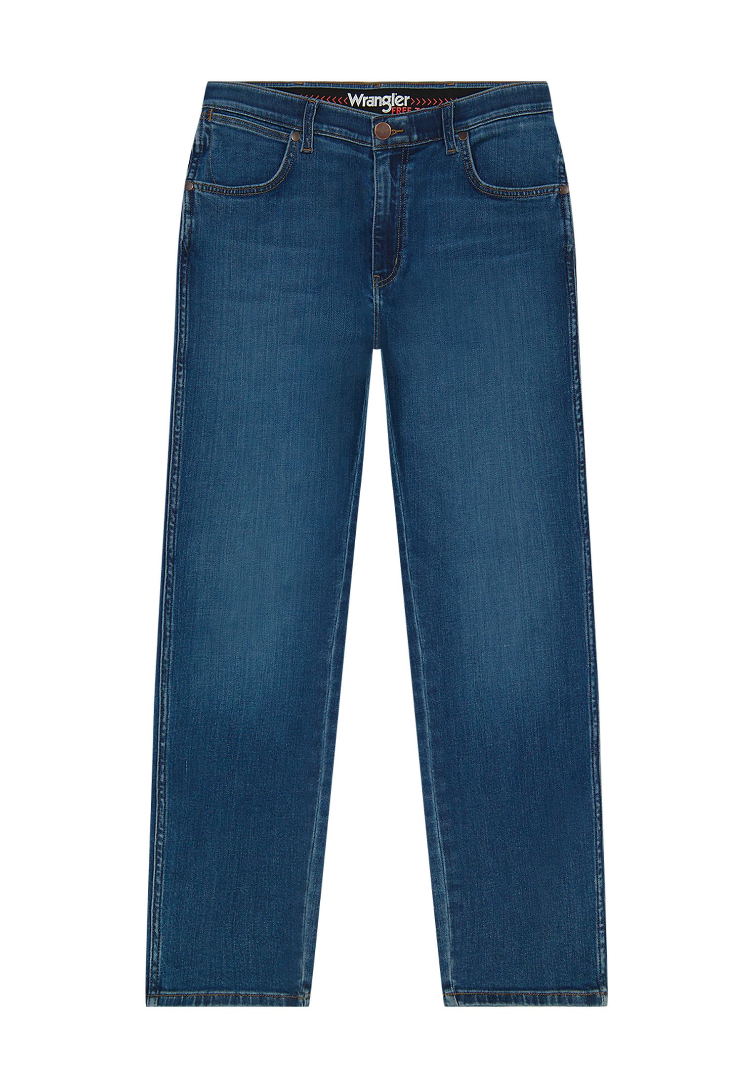 Wrangler Herren Jeans Hoher Bund W121EE36Y TEXAS STRETCH BRUSHED BACK