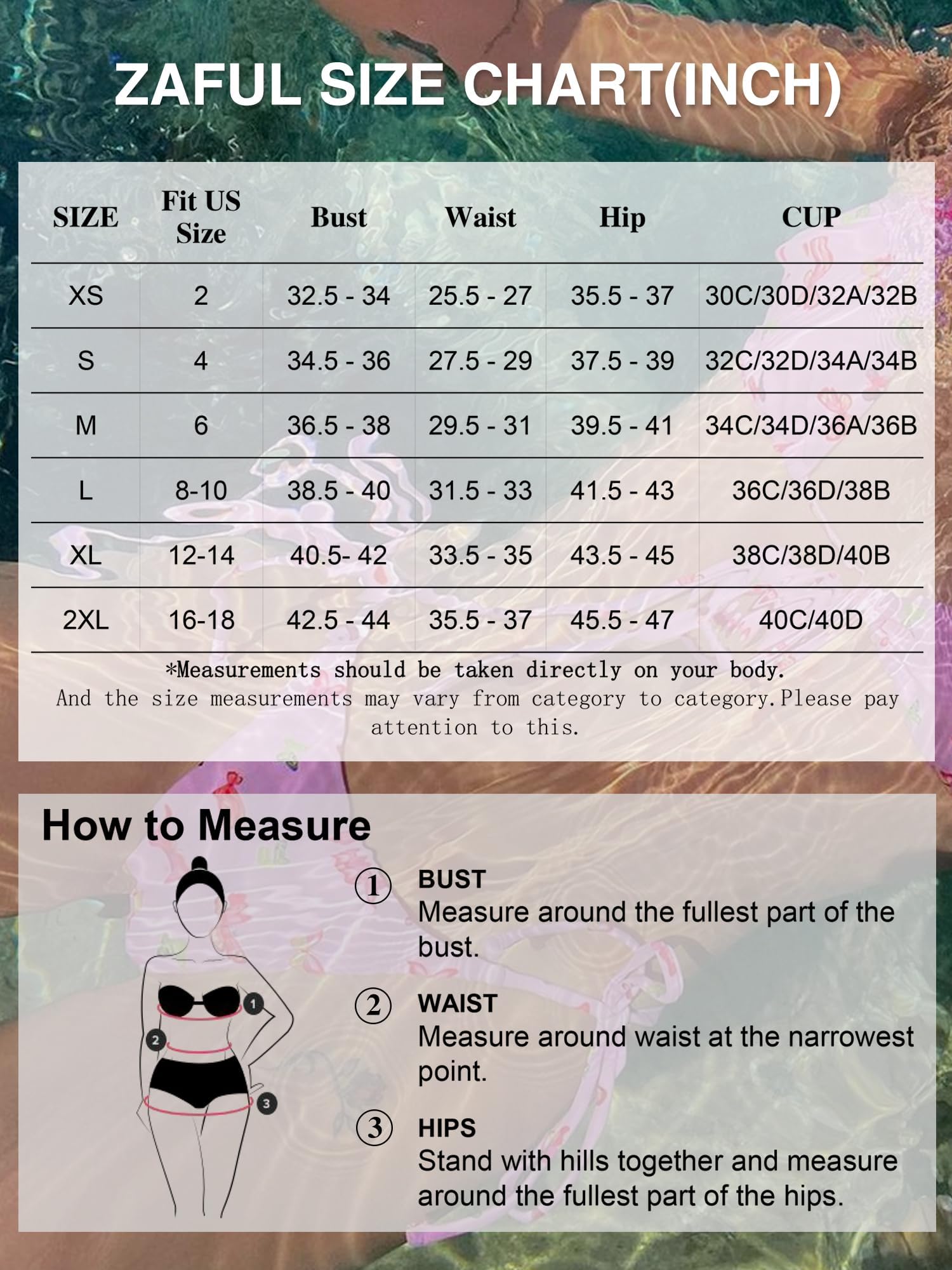 ZAFUL Women's Triangle Bikini Multiway Fishnet Tie Side Bandeau Halter String Bikini Set Two Piece Swimsuit Bathing Suits