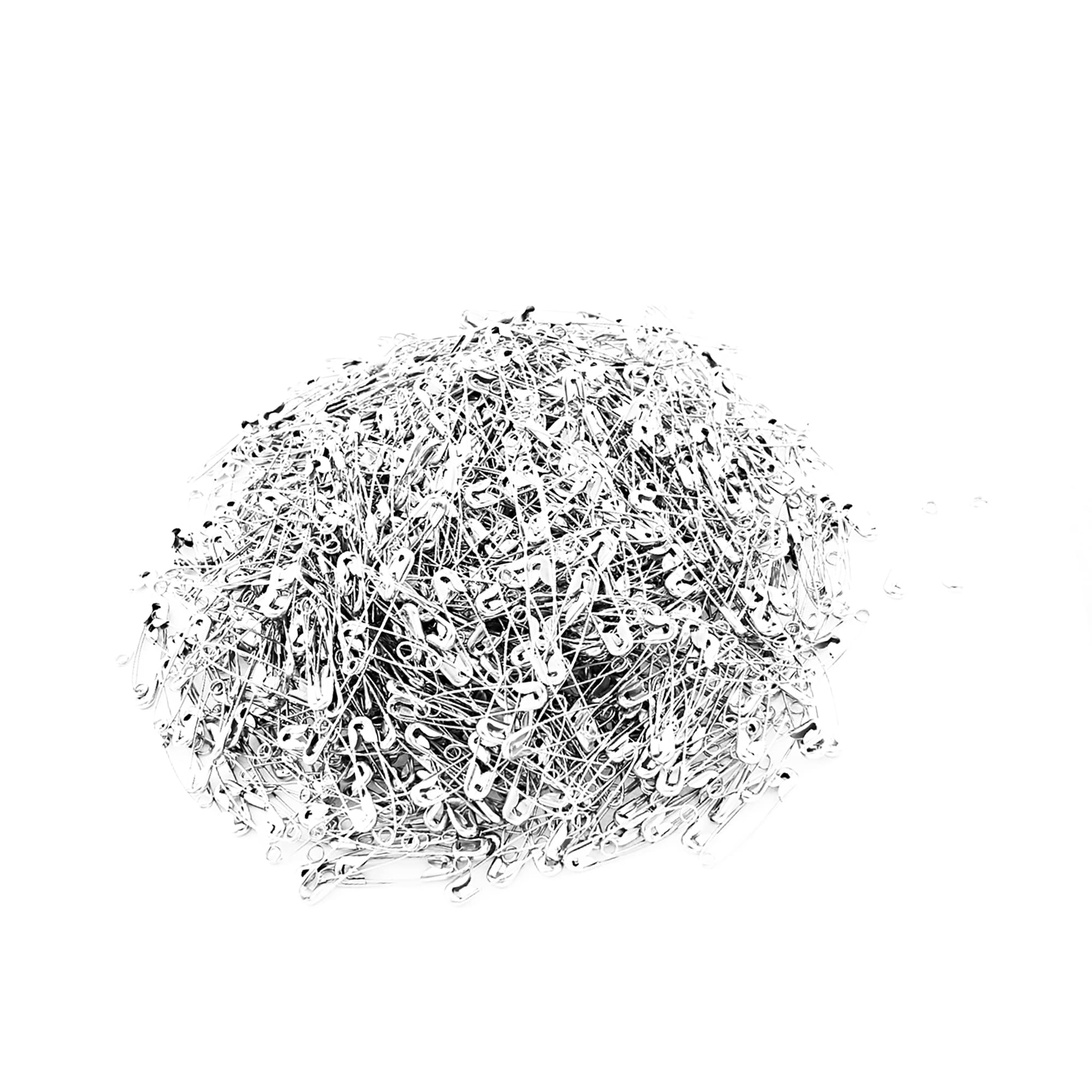 A ABSOPRO Safety Pins 30mm Long Clothes Badge Sewing Craft Pins (Set of 1000)