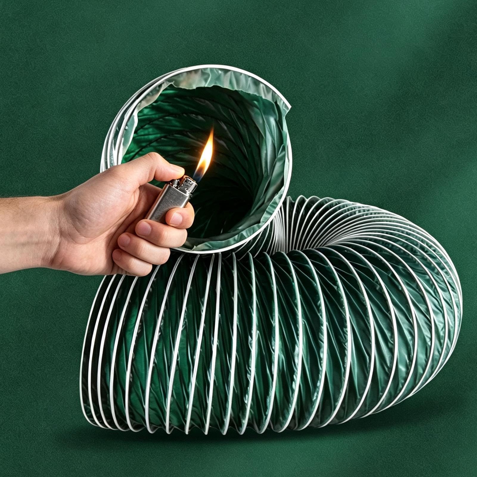 Tuyau D'évacuation Gaine de Ventilation Flexible Ignifugé pour Cuisine