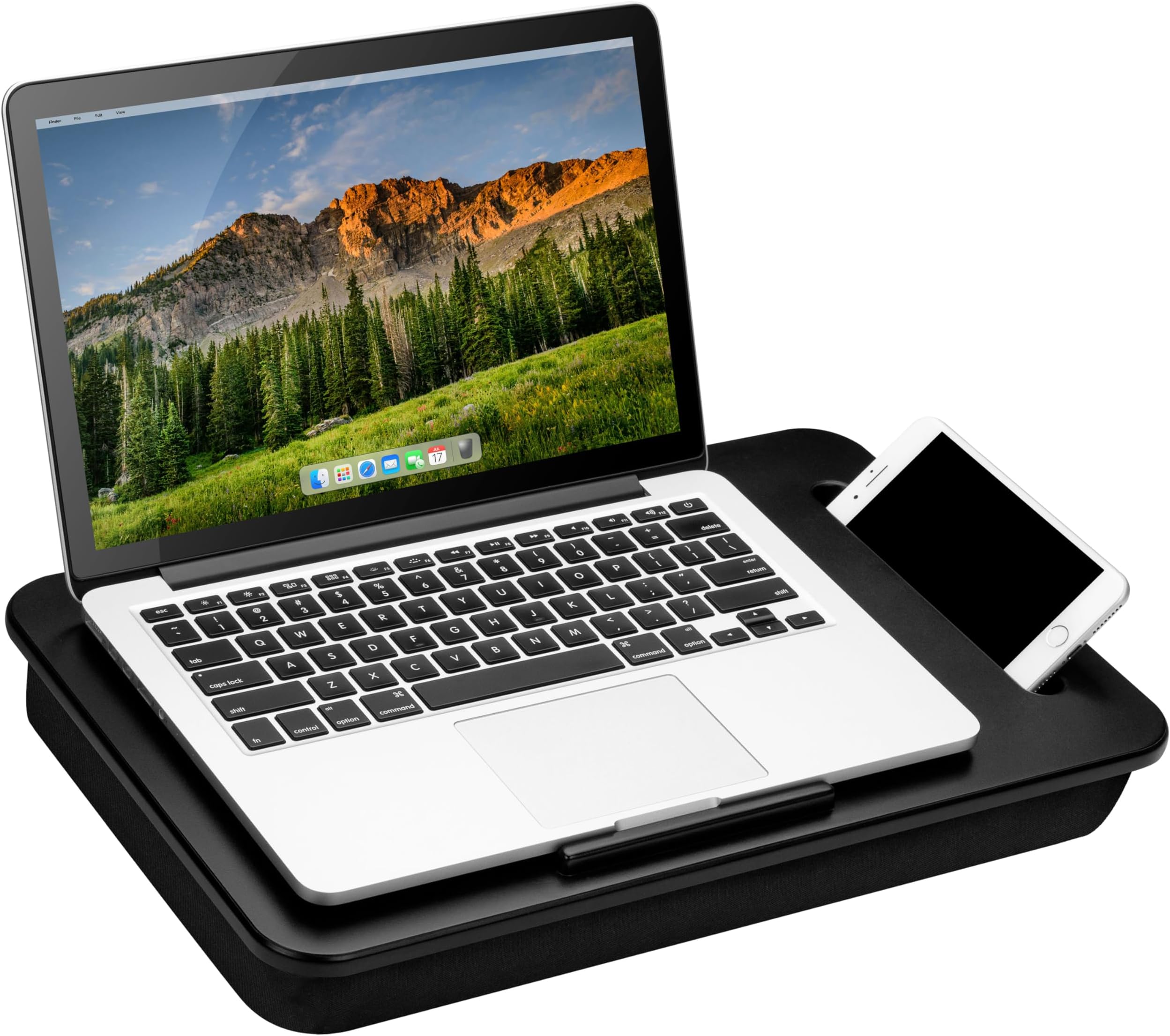 Lapgear Sidekick Lap Desk - Black - Fits Up To 15.6 Inch Laptops - Style No. 44218