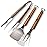 YouTheFan NCAA LSU Tigers Classic Series 3-Piece BBQ Set