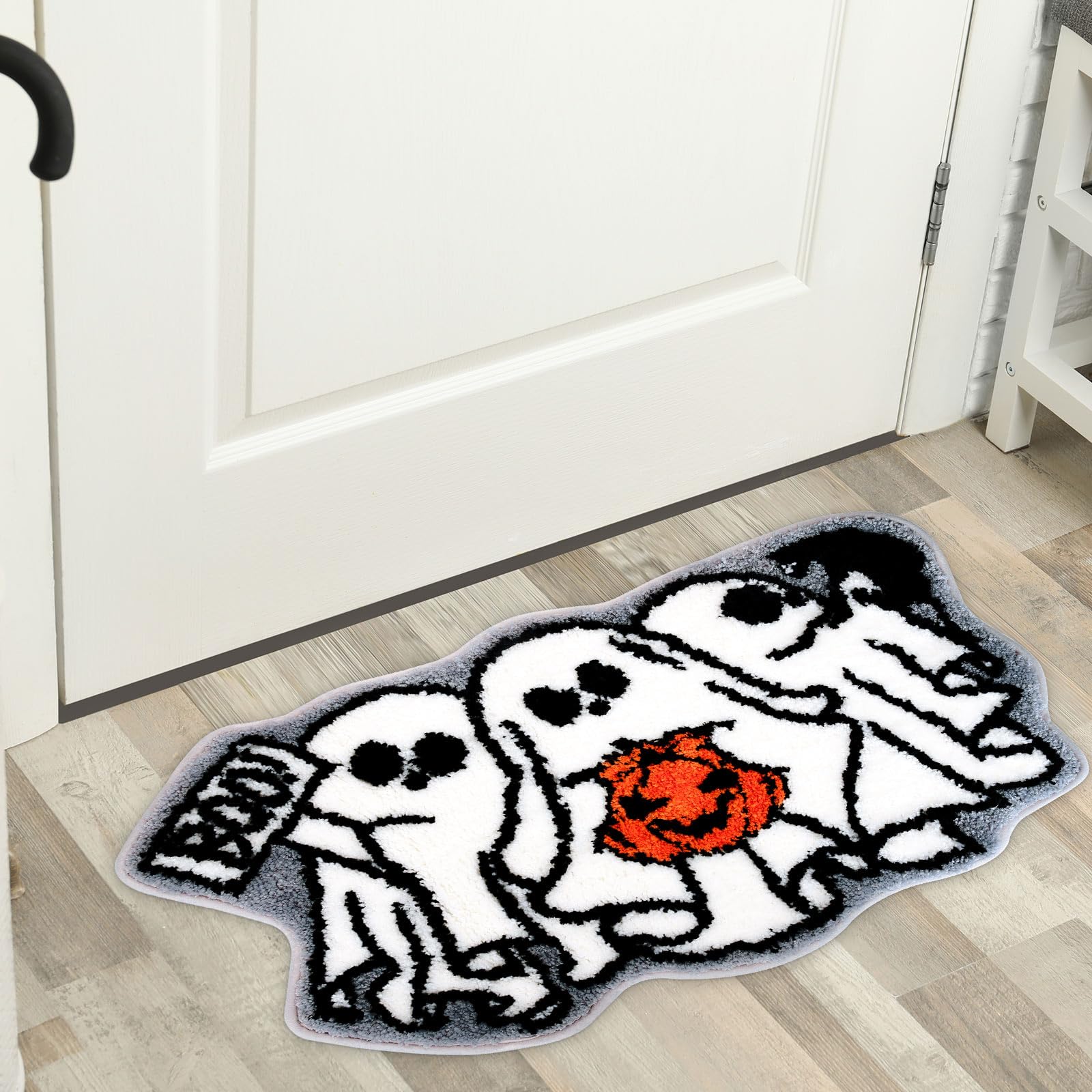 Halloween Vloerkleed, Badkamer Vloermatten, 89x58cm Mat Super Absorberend Anti-Slip Veiligheid Voor Kinderen En Ouderen Huis Bescherming Vloer