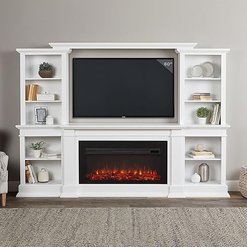 Miniatura 2 de Real Flame Monte Vista - Chimenea eléctrica color blanco