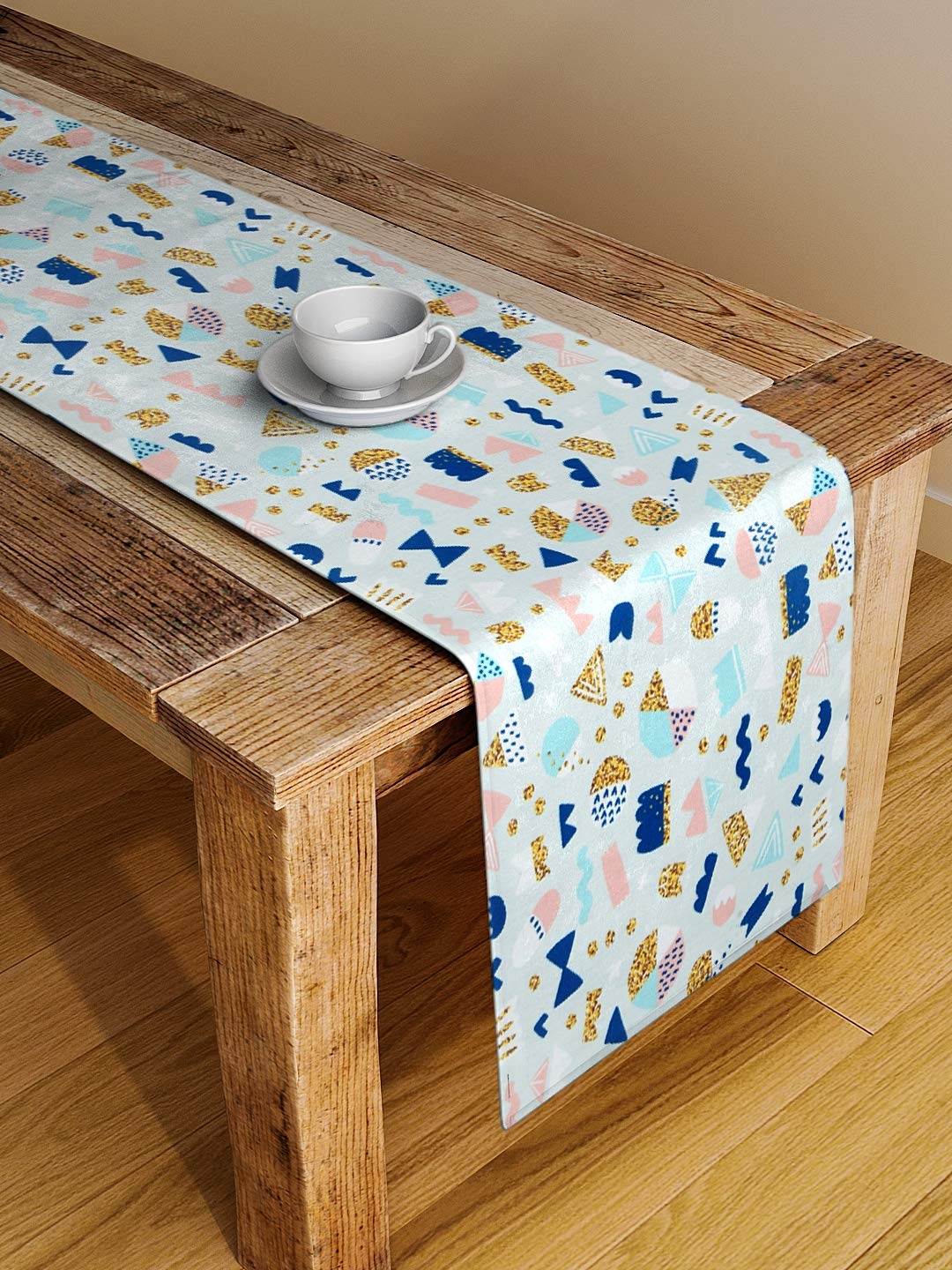 Alina decor Digital Printed 6 Seater Table Runner for Dining and Center Table