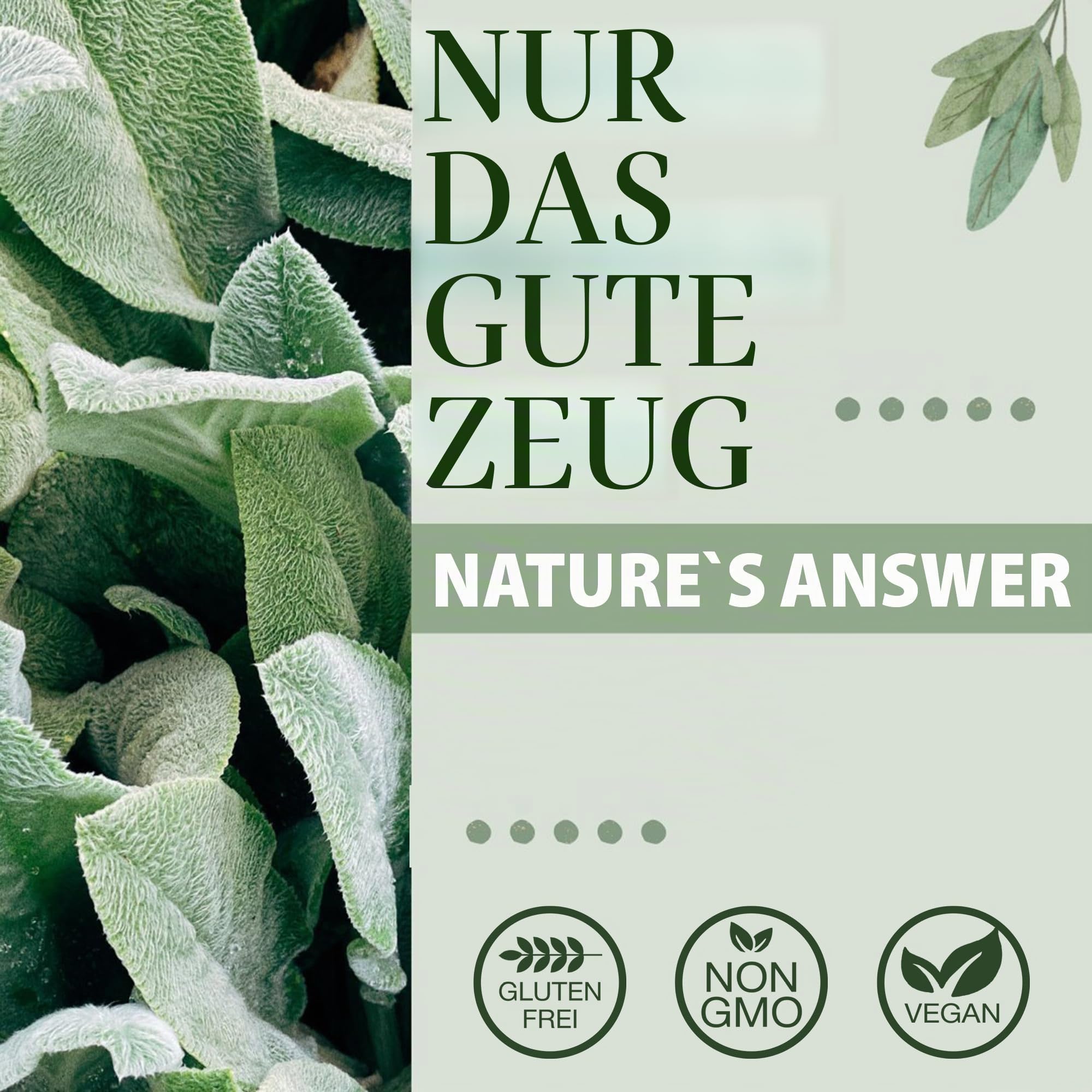 Nature’s Answer Slippery Elm Extrakt, 2000mg, 60ml, Hochdosiert, 100% Natürlicher Extrakt