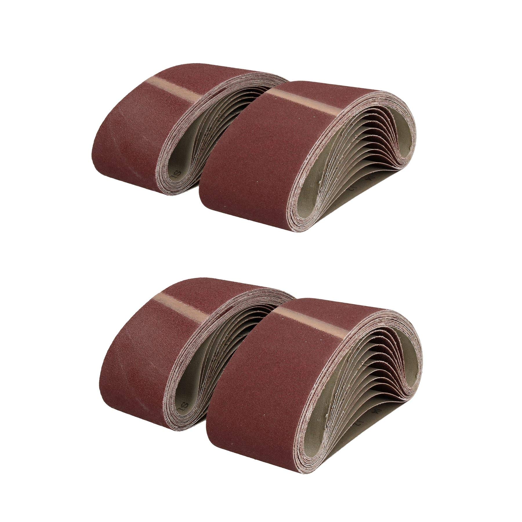 533mm x 75mm miscelato abrasiva di grana. Potenza file levigatrice nastro 50pk