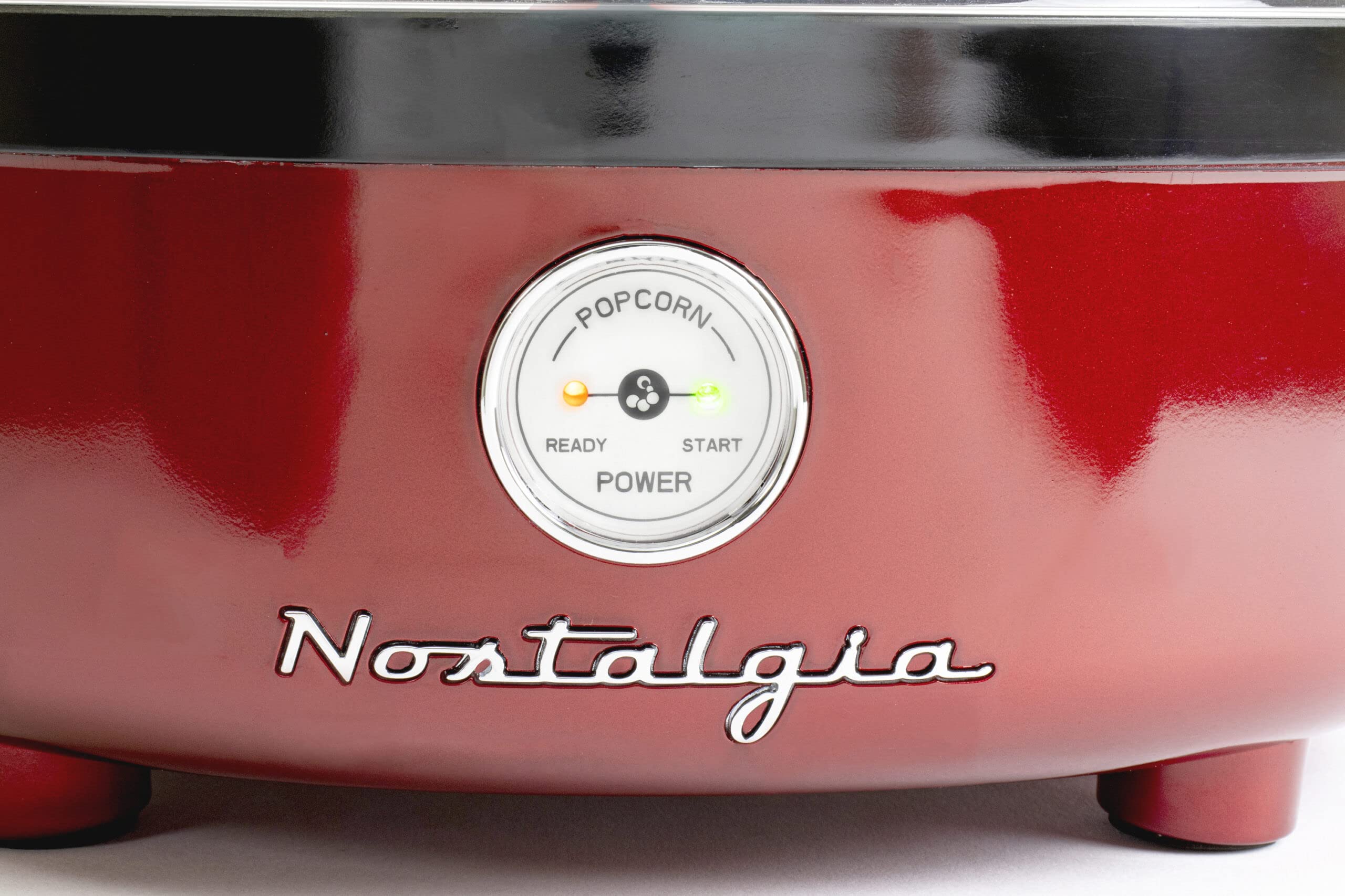 Nostalgia Machine à popcorn rétro Rouge 5,5 l