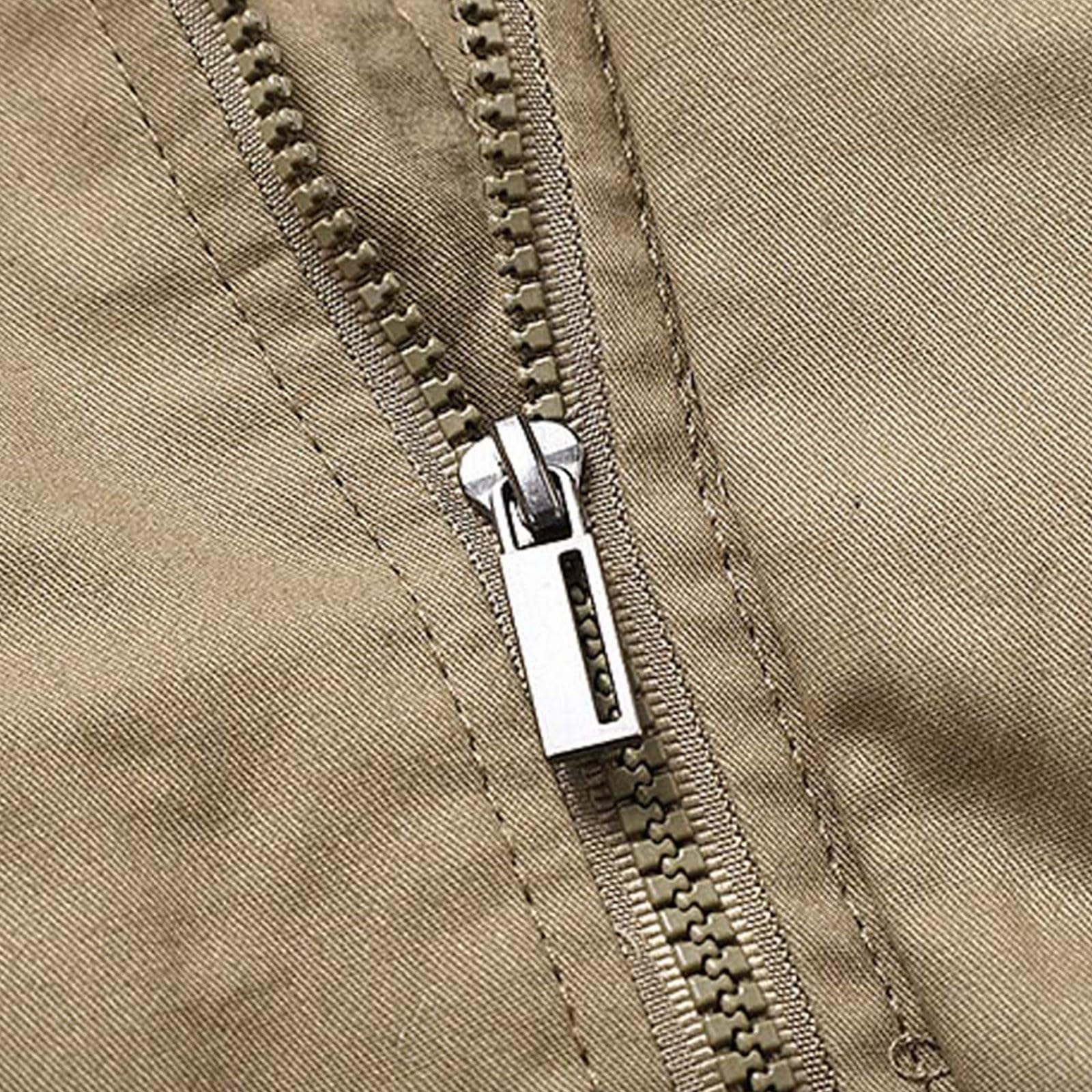 Genérico Abrigo Hombre Invierno,Mangas Largas con Capucha y Cremallera Plumiferos CáLido Acolchado Cazadora Bomber de pan moderno elegante parka para exteriores