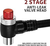 Vista 3 de BV Mini Bomba de Bicicleta Portátil de Cuadro, Bomba de Amortiguador para Amortiguador de Bicicleta, Inflador de Bomba de Balón de Aire con Agujas