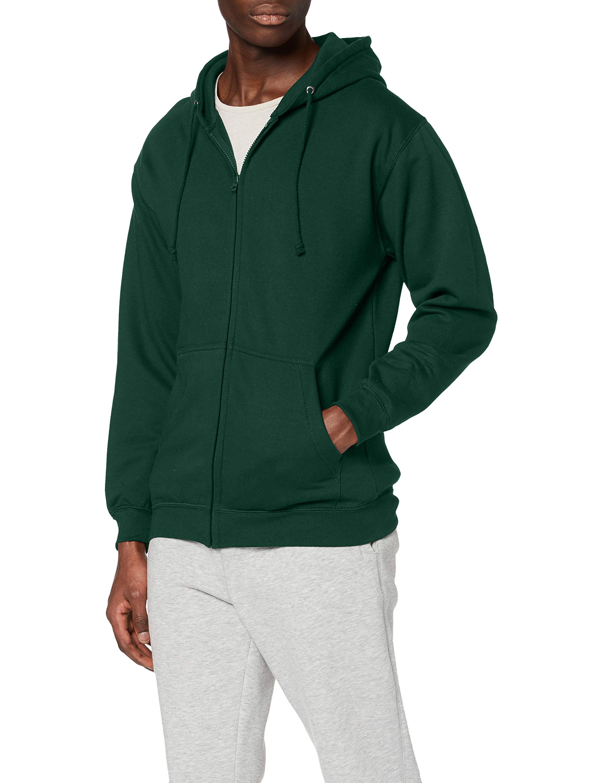 Just Hoods Unisex Vert Full Zip Hoodie