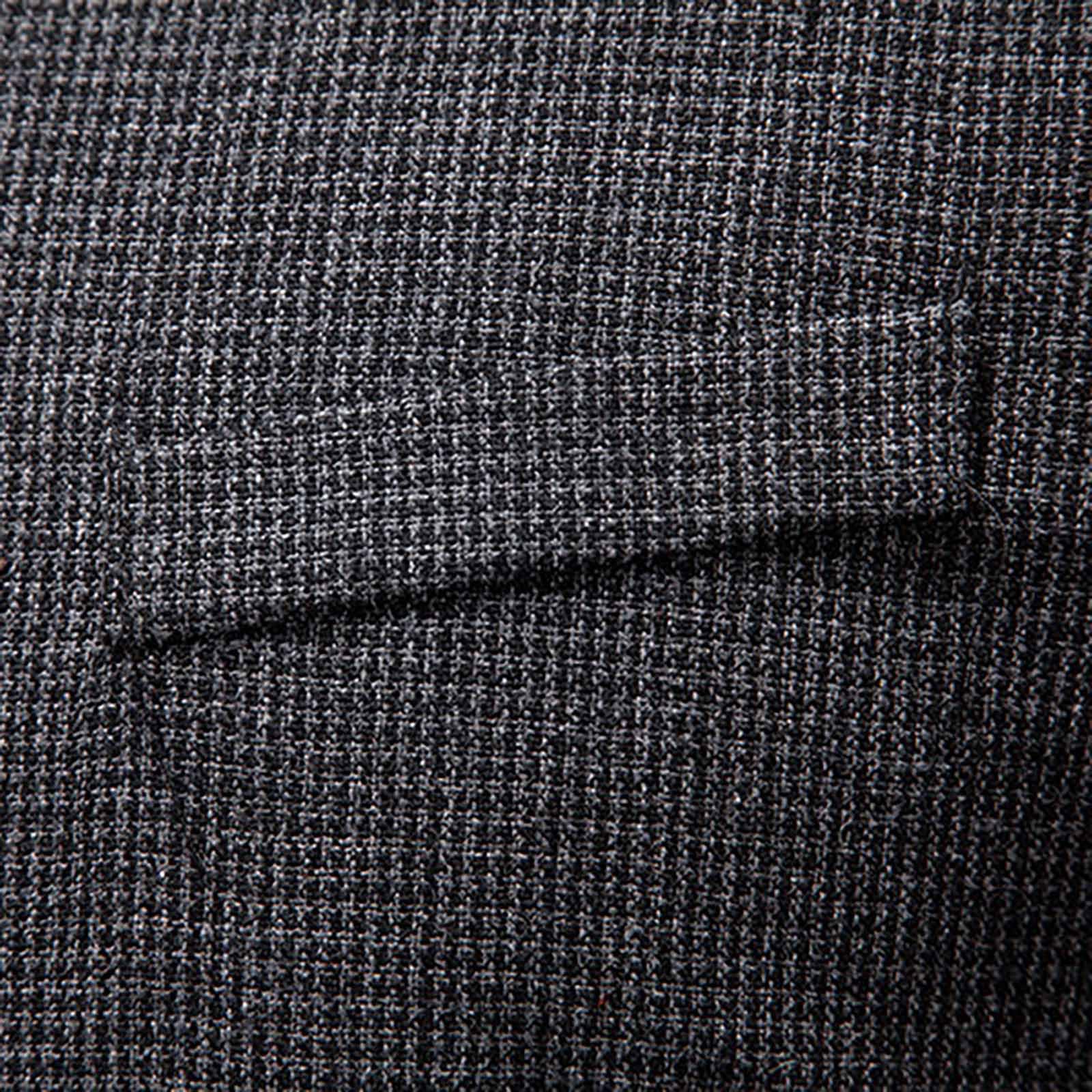 Chaqueta Americana Hombre,Chaqueta de Traje Informal de Manga Larga con Botones diagonales para Hombre otoño e Invierno