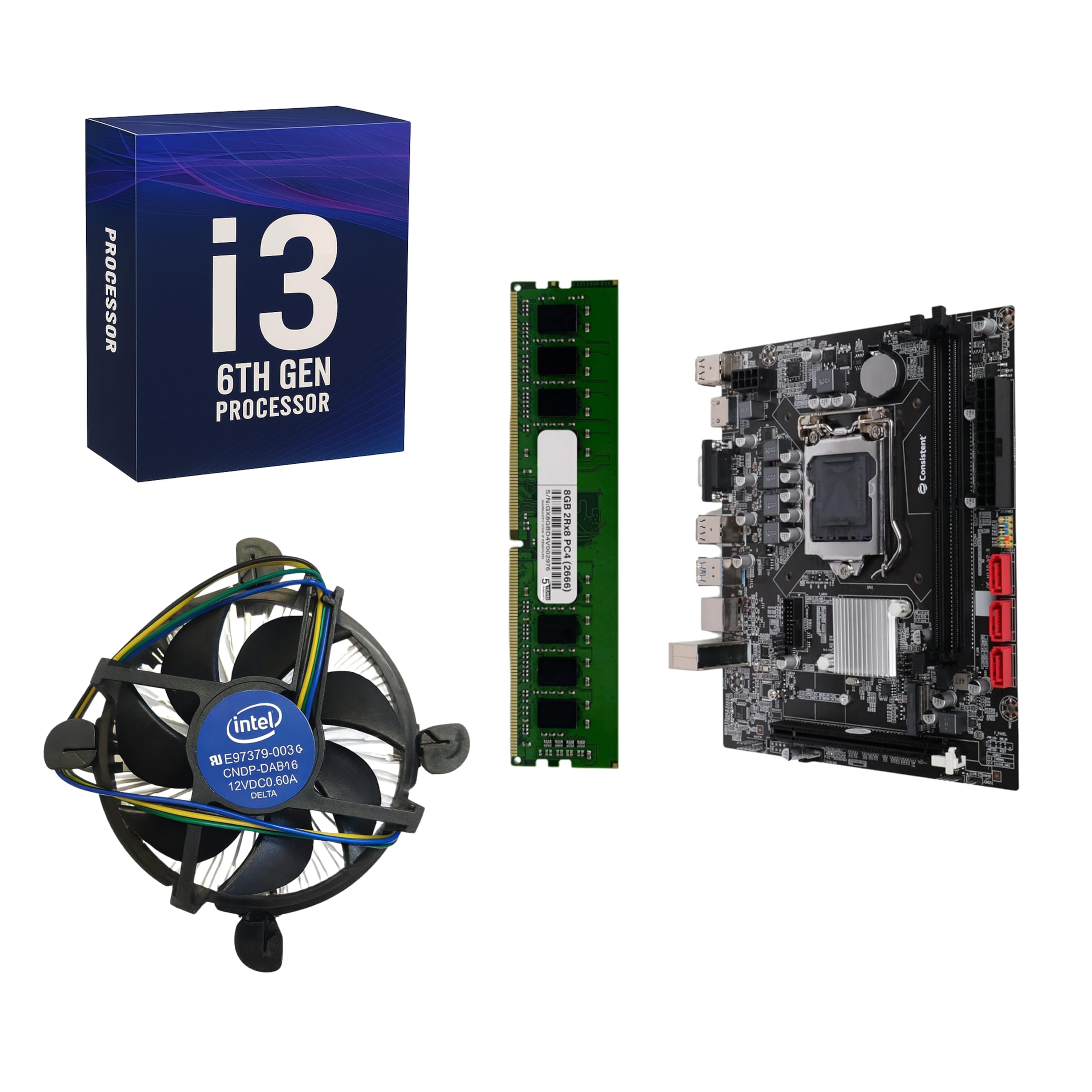 Amazon.in: Buy GLOBAL TOUCH Core i3 6th Gen 6100 3.7GHz Processor