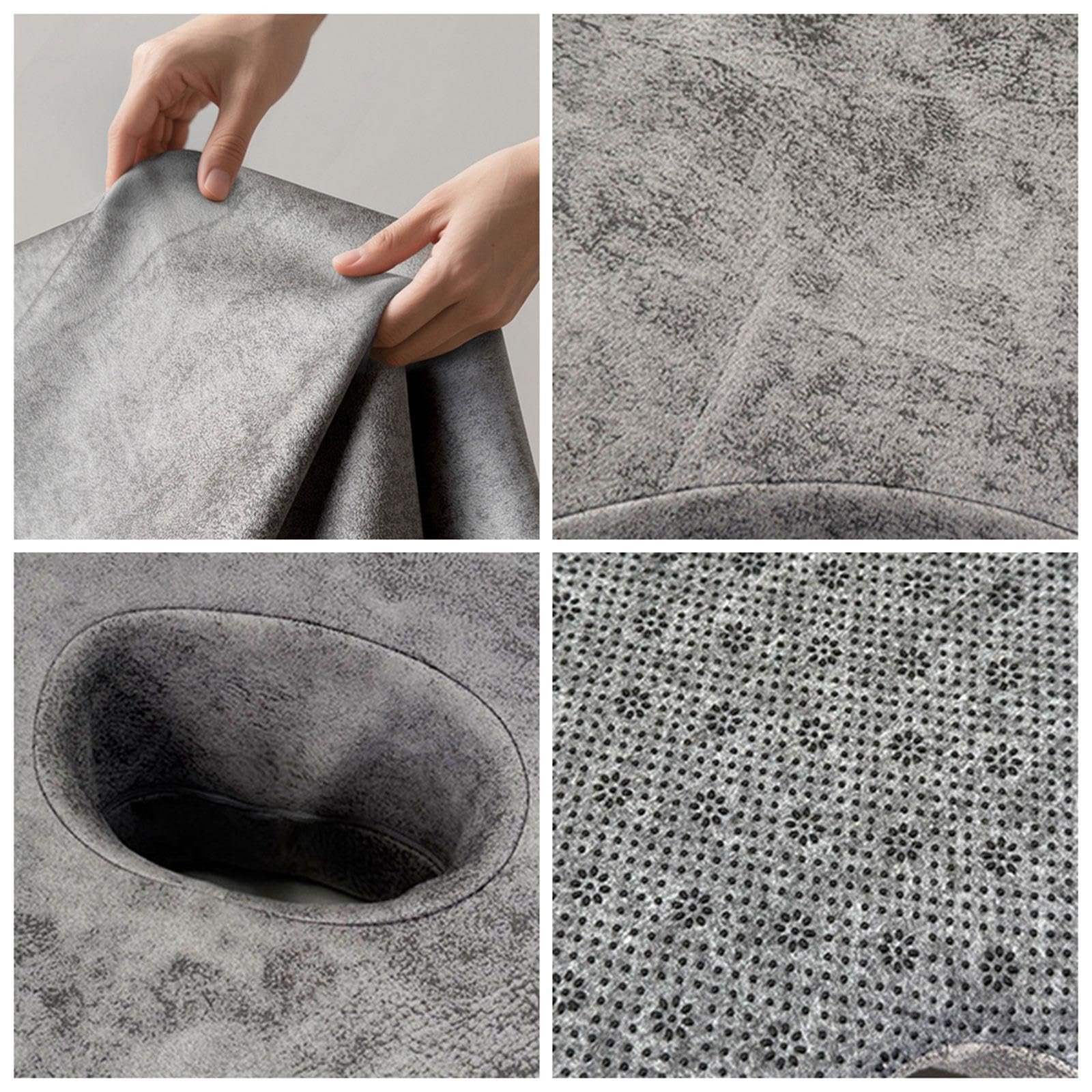 Vaveren Meditation Pillow Yoga Sitting Pad Anti Slip Sitting Cushion Memory Foam for Indoor Outdoor Bedroom Home Balcony, Gray