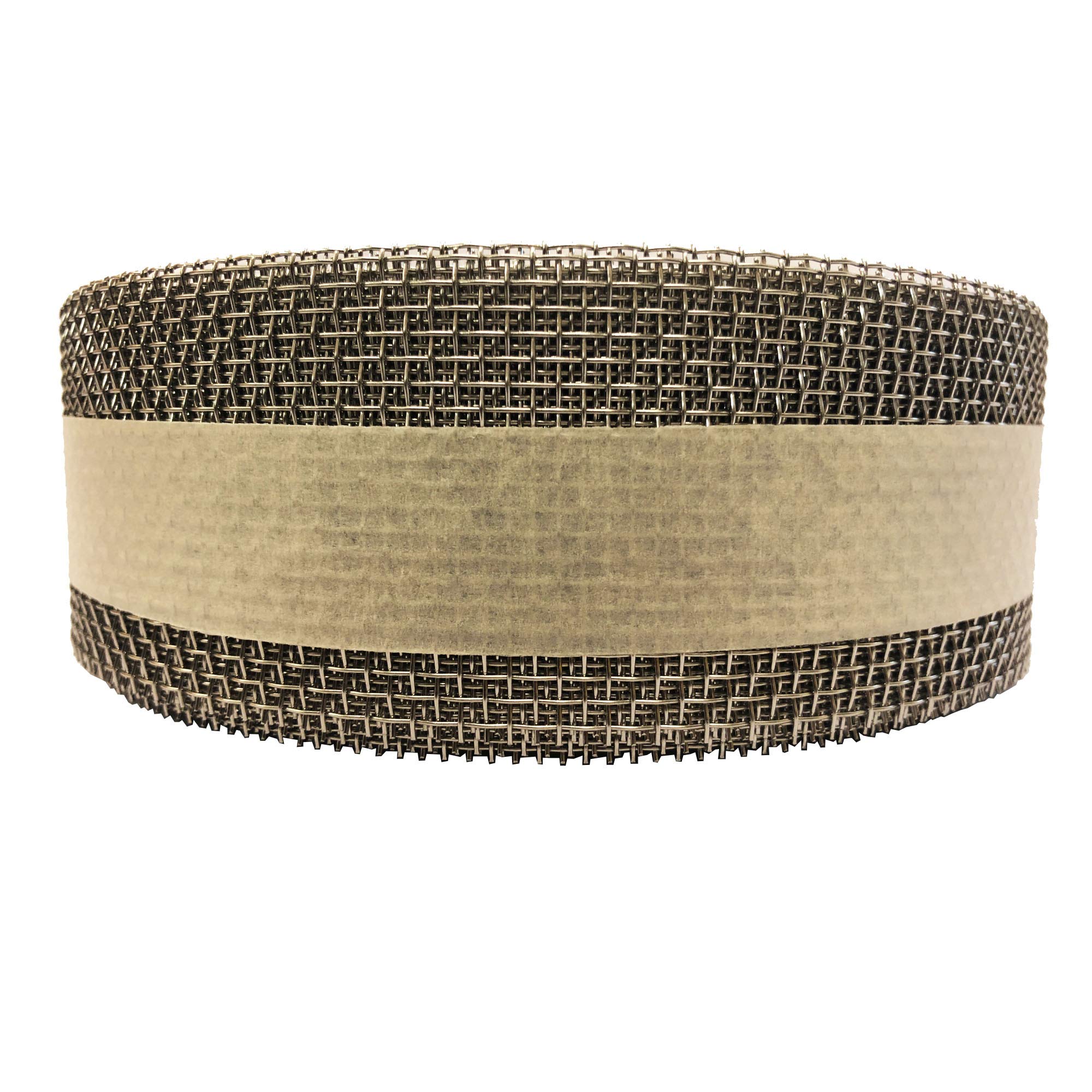 2mm Heavy Duty Stainless Steel Rodent Proofing Wire Metal Airbrick Soffit Vent Mesh - Blocks Rats & Mice (20m x 50mm 2mm Rodent Mesh Roll)