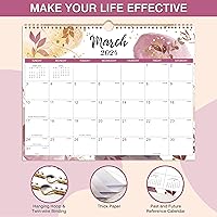 Vista 4 de Calendario de pared 2024, calendario 2024 de enero de 2024 a diciembre de 2024, 14.7 x 11.5 pulgadas, calendario de pared de 12 meses 2024