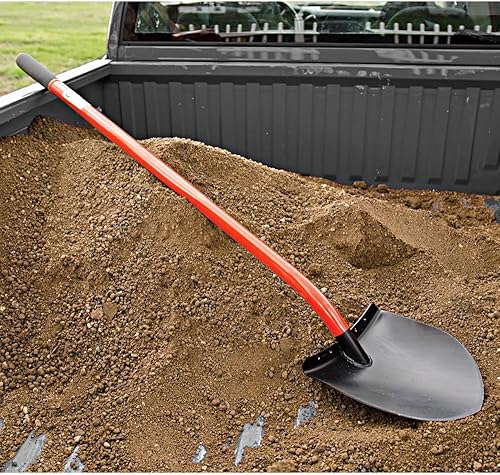 Miniatura 9 de A.M. Leonard Pala de punta redonda, mango tubular de acero de aleación de 48 pulgadas