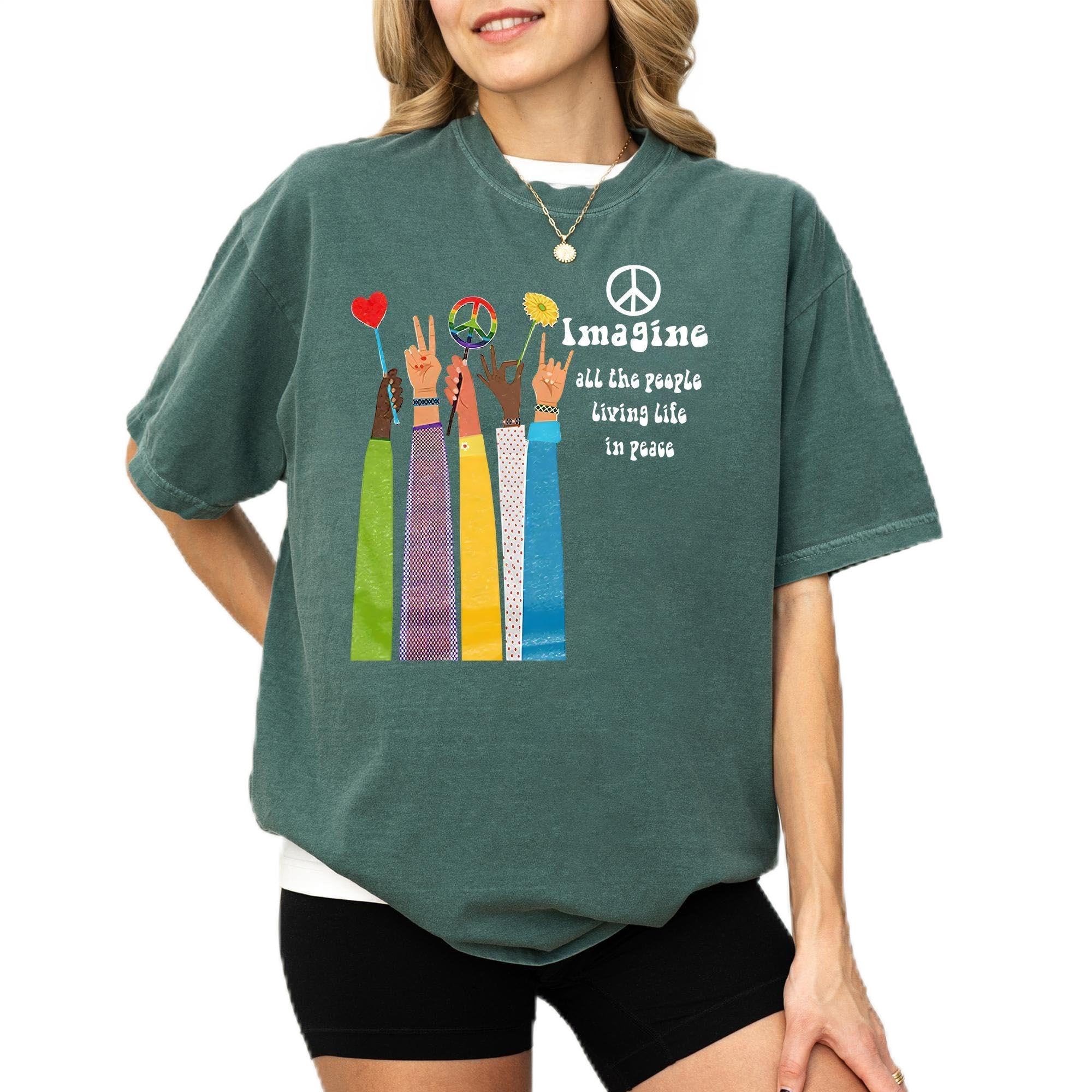 Peace Graphic Shirt Comfort Colors,  &hellip;