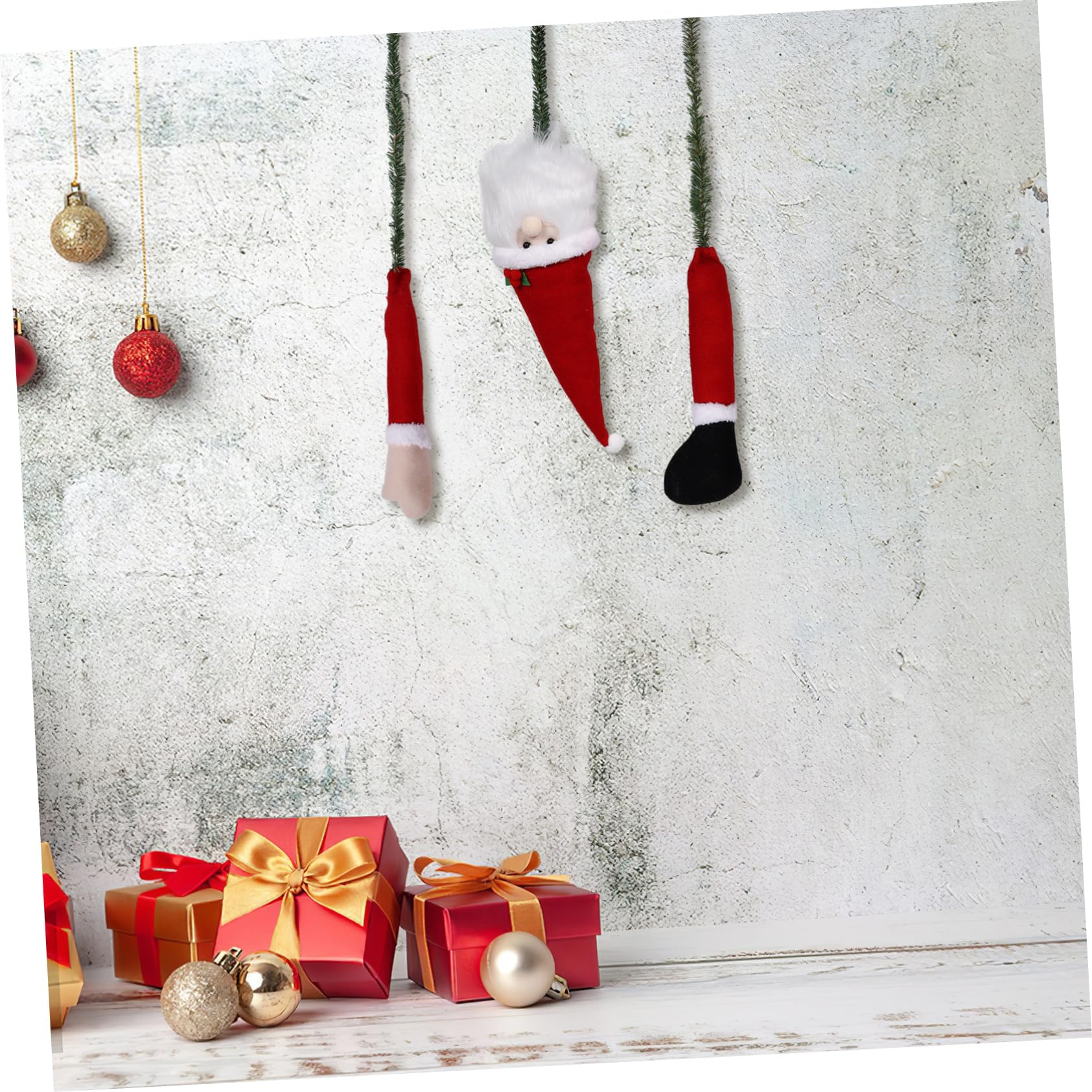 Muñeca Abrazadora del Árbol De Navidad Creativa Adornos Colgantes De Peluche para Árbol De Navidad Decoración Colgante para Fiesta De