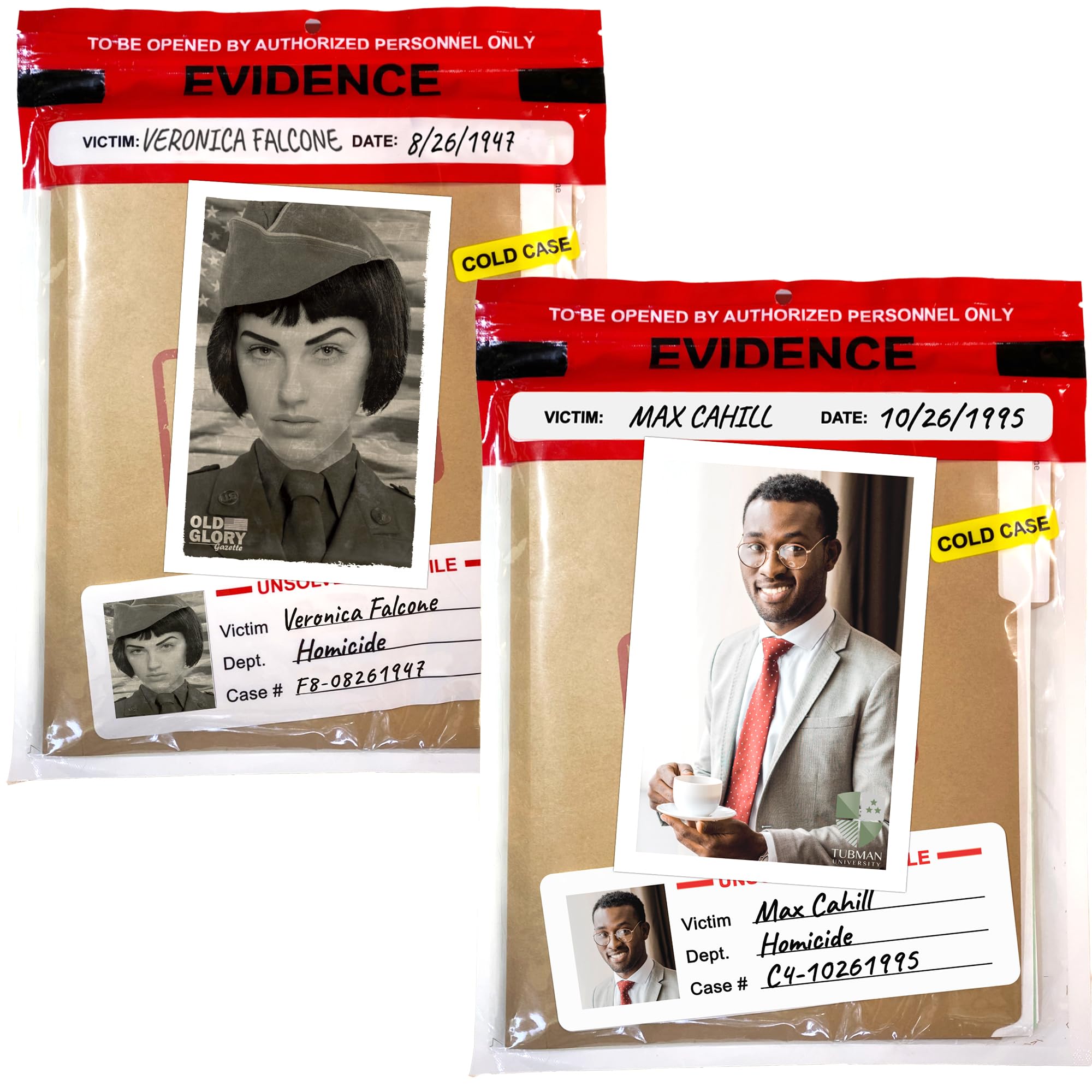 Unsolved Case Files - 2 Case Bundle – Veronica Falcone e Max Cahill Cases