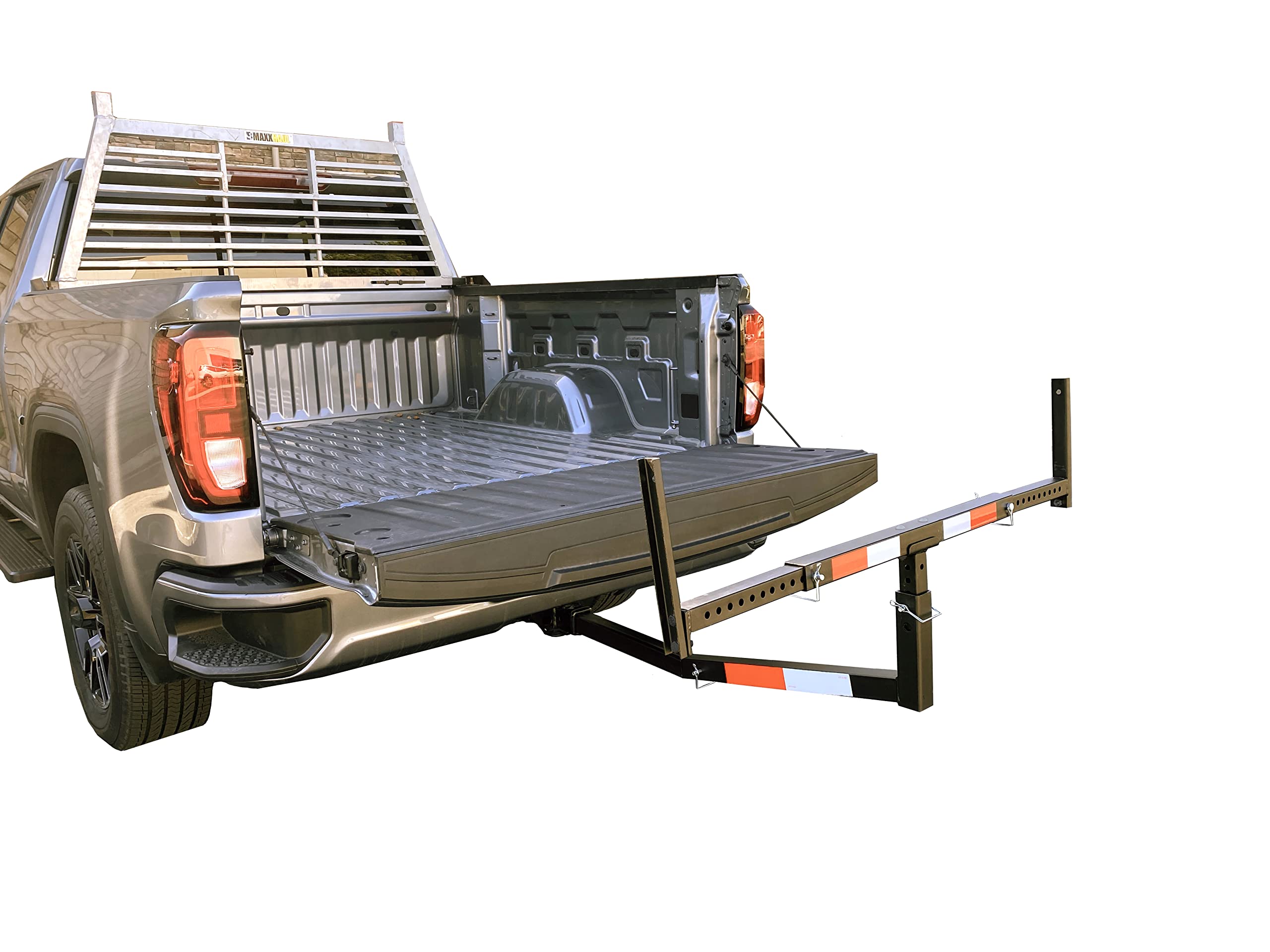 MAXXHAUL 70231 Hitch Mount Truck Bed Extender (For Ladder, Rack, Canoe