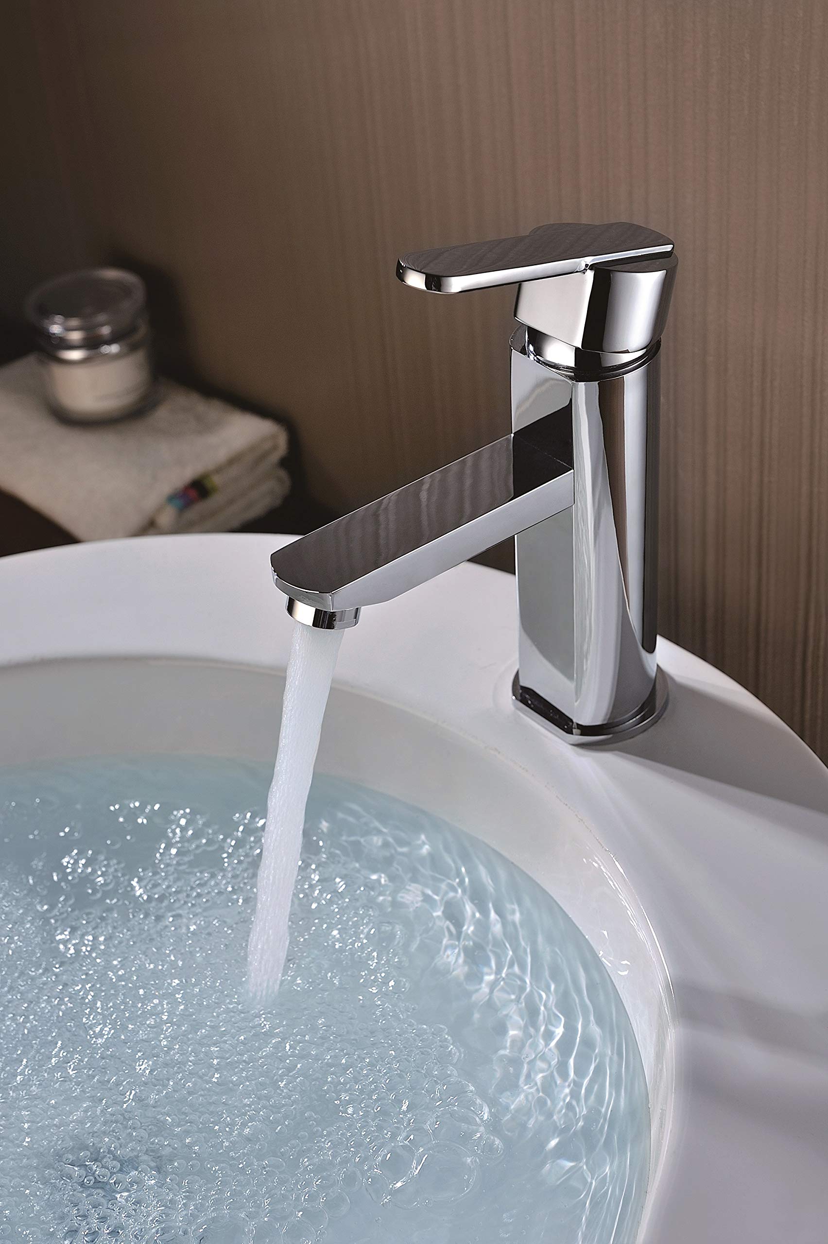 IMEX - Grifo lavabo monomando Serie Roma Cromado/Plateado BDR001-1