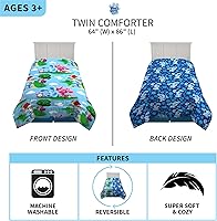 Vista 76 de Franco Ropa de cama para niños, edredón de microfibra suave, tamaño matrimonial, PJ Masks Paw Patrol Girls
