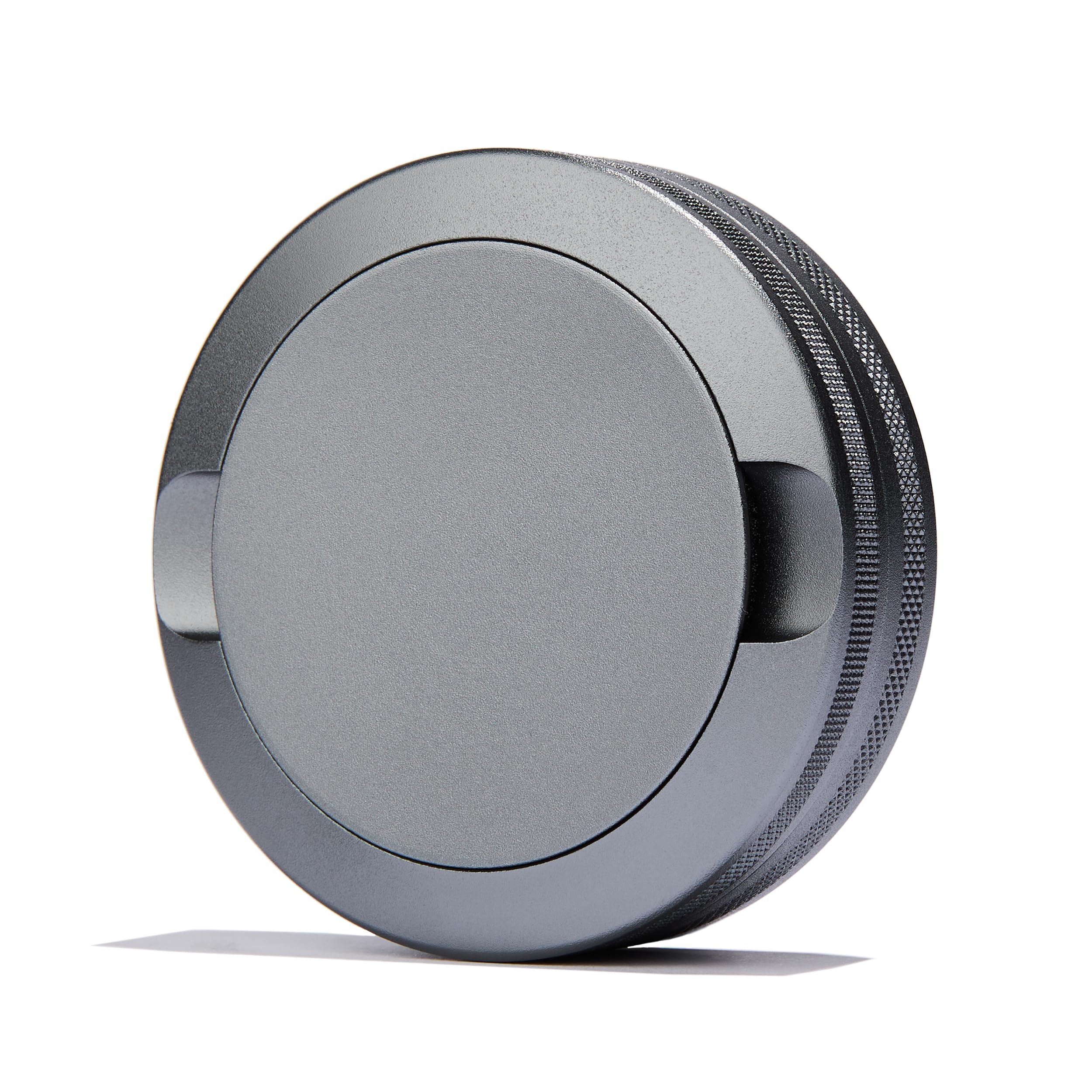 Boîte SNUS à 2 compartiments et bord design anti-dérapant pour transport - Gris