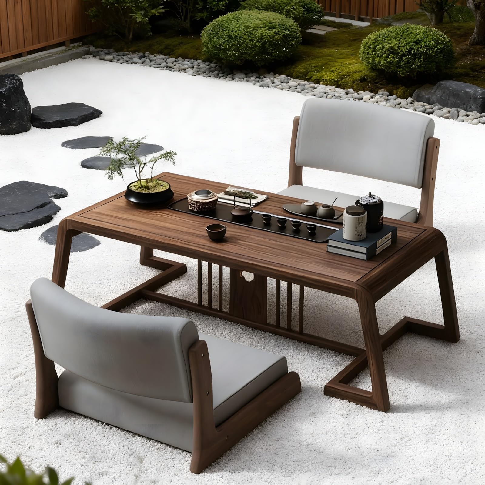 Japanischer Stuhl, Zaisu Kotatsu Stuhl Für Wohnzimmer, Schlafzimmer, Erkerfenster, Lese- Und Meditationsraum