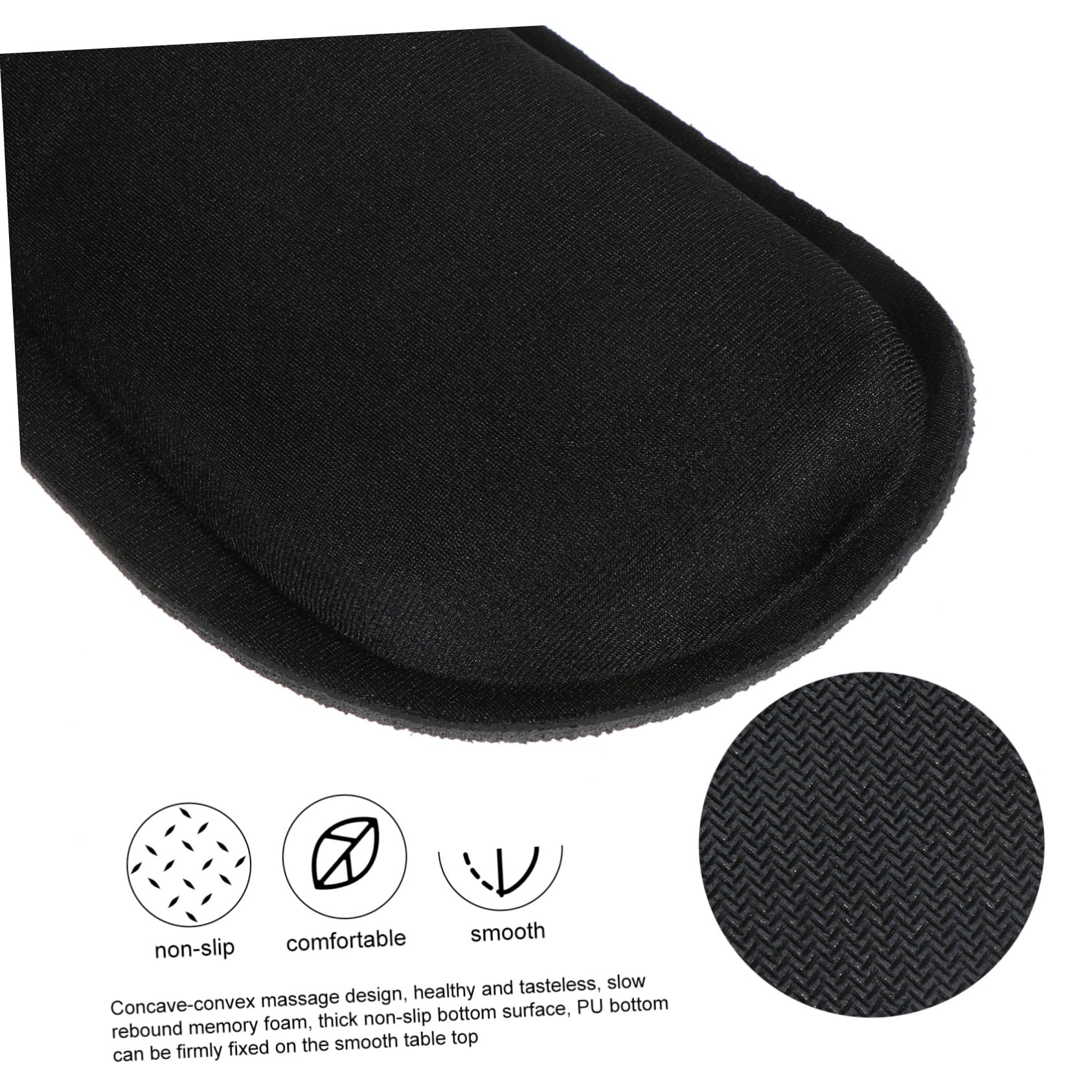 SHINEOFI 3 Set Di Poggiapolsi Ergonomici Per Tastiera in Memory Foam Per Polso E Mano Comodi Cuscini Accessori Per Ufficio