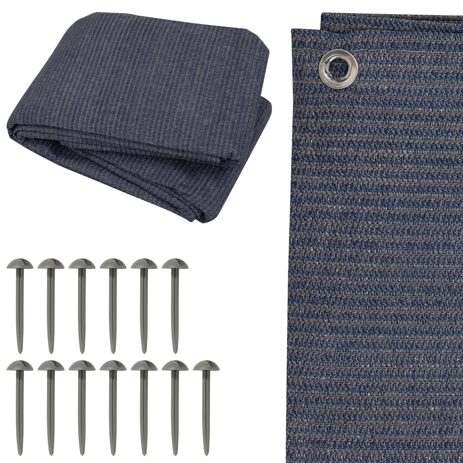 Andes Blue Tent/Awning Carpet - 2.5M X 2.5M