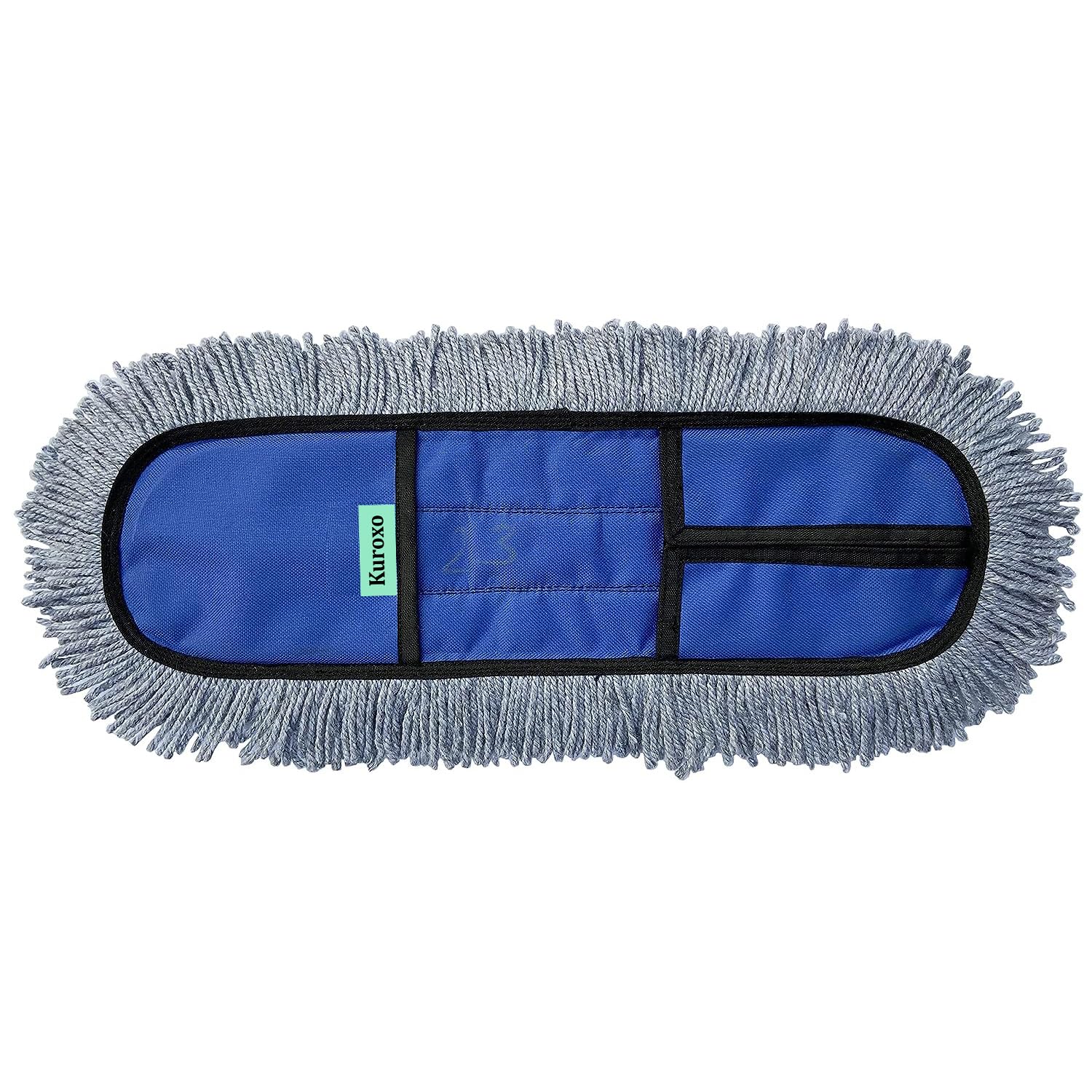 Kuroxo Wet and Dry Mop Refill Pads for 24 inch mop only | Easy to Use Floor Cleaning | Home | Office | Hotels | Hospitals | Fit for 24 inch mop only (Blue) (Pack of 1) (B0CHQC8B9P) Amazon Price History, Amazon Price Tracker