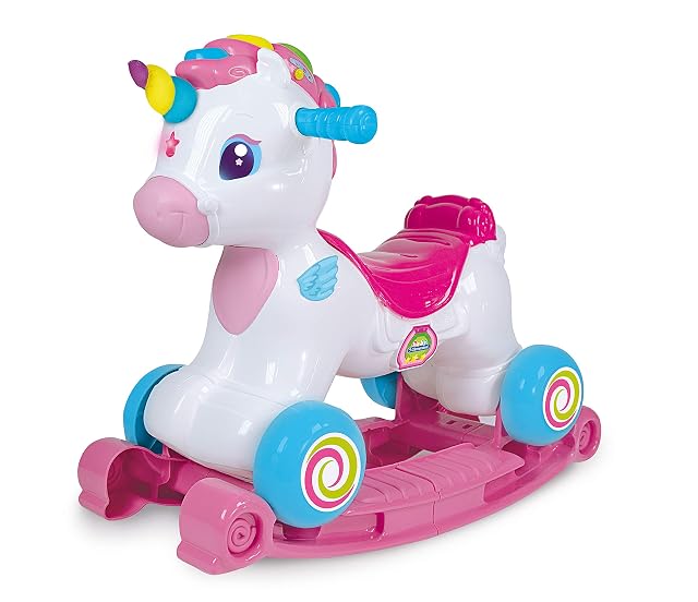 Clementoni El Unicornio Balancín, Multicolor, M