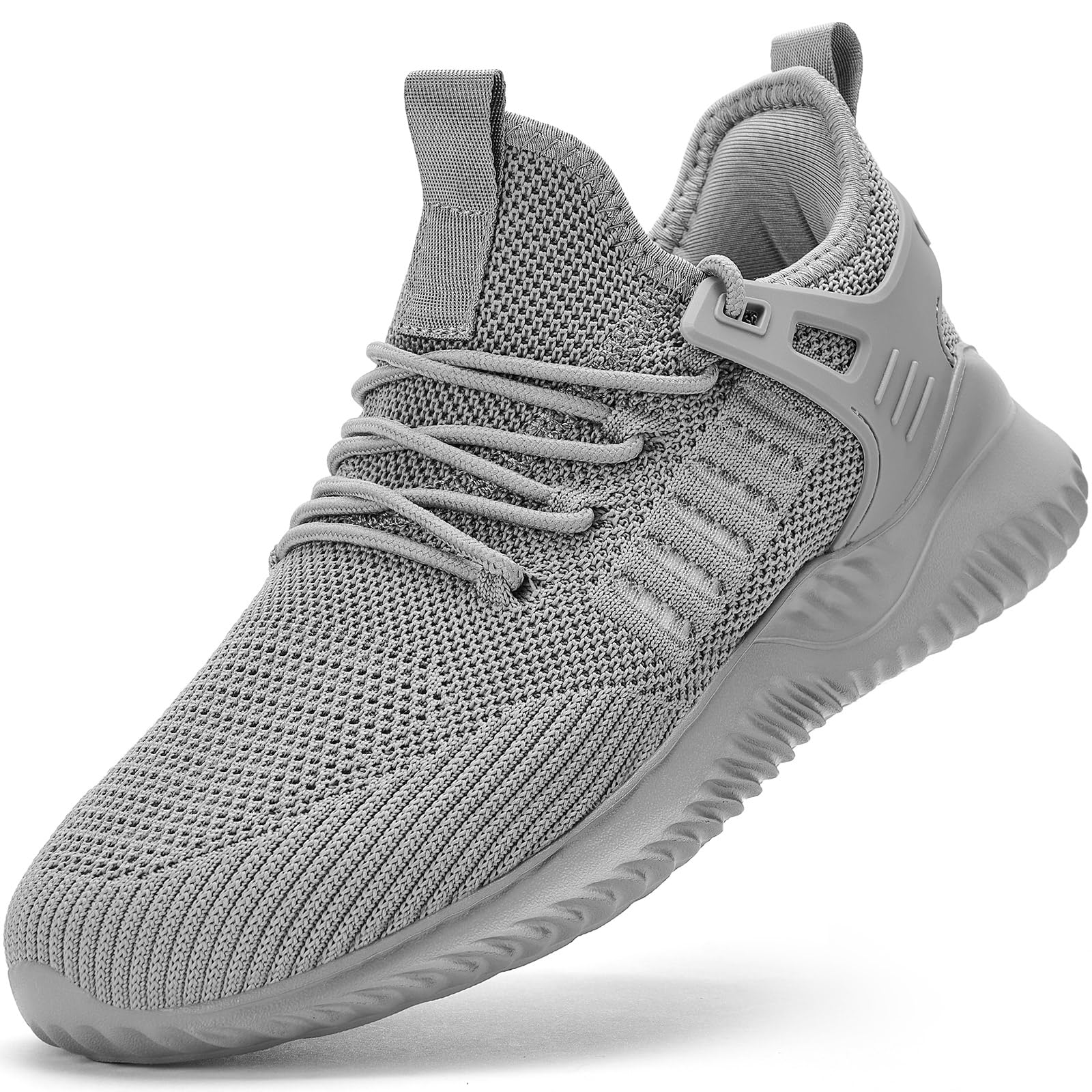 SDolphin Walking Shoes Mens Sneakers - Slip on Memory Foam Tennis Running Shoes for Athletic Workout Gym Jogging Lightweight Breathable Casual